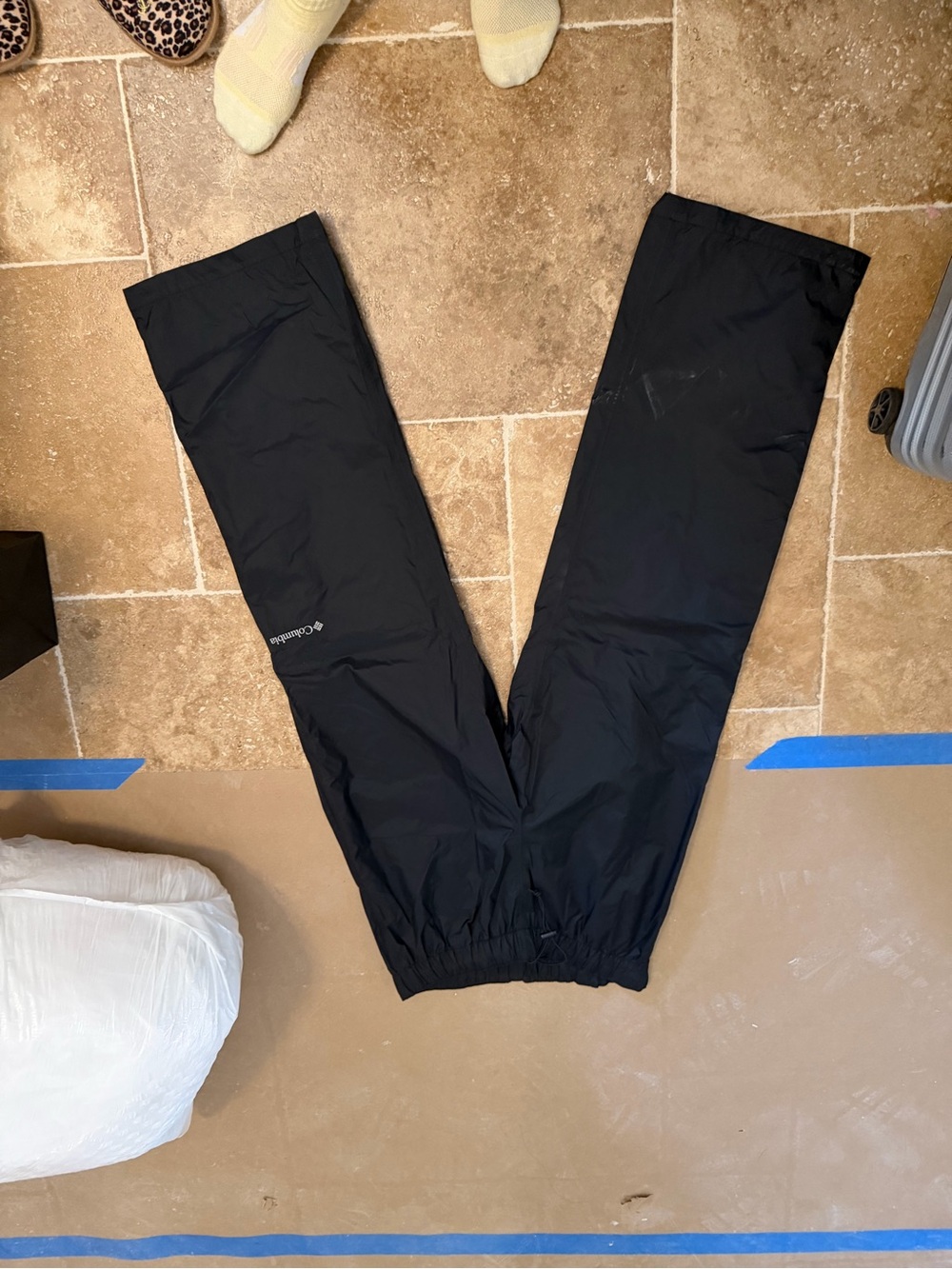 Columbia Black Men's Lightweight Rain Pants